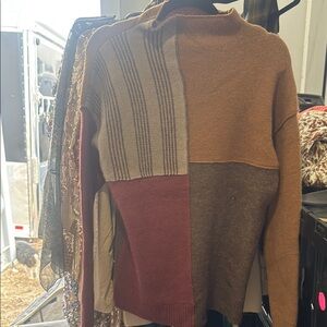 Colorblock Sweater NWT